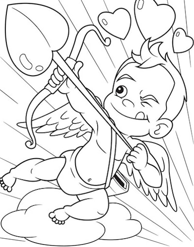 Free valentines day coloring pages you can print from home