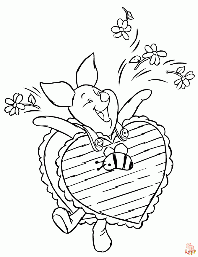 February coloring pages for kids