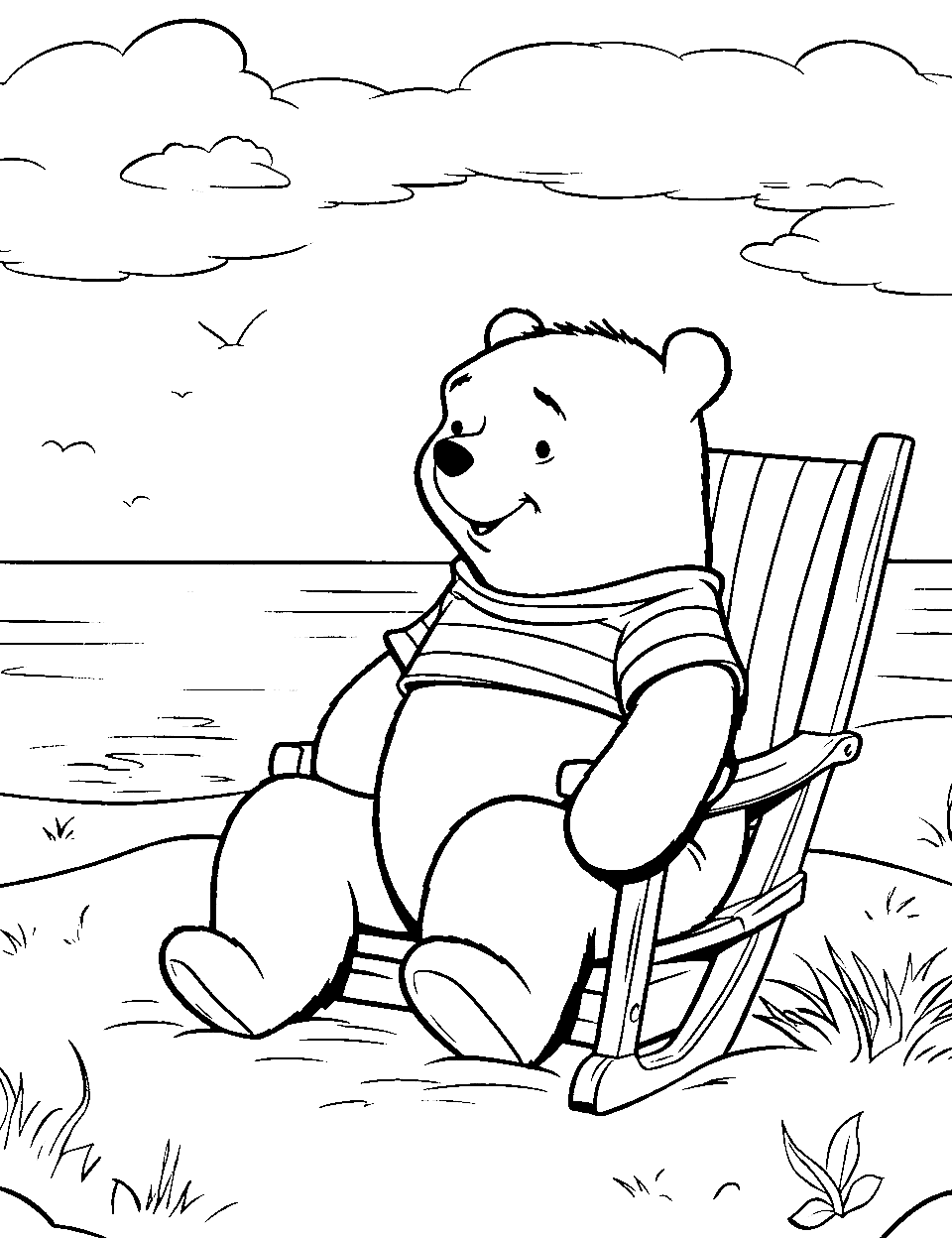 Winnie the pooh coloring pages free printables