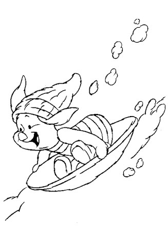 Winnie the pooh coloring page