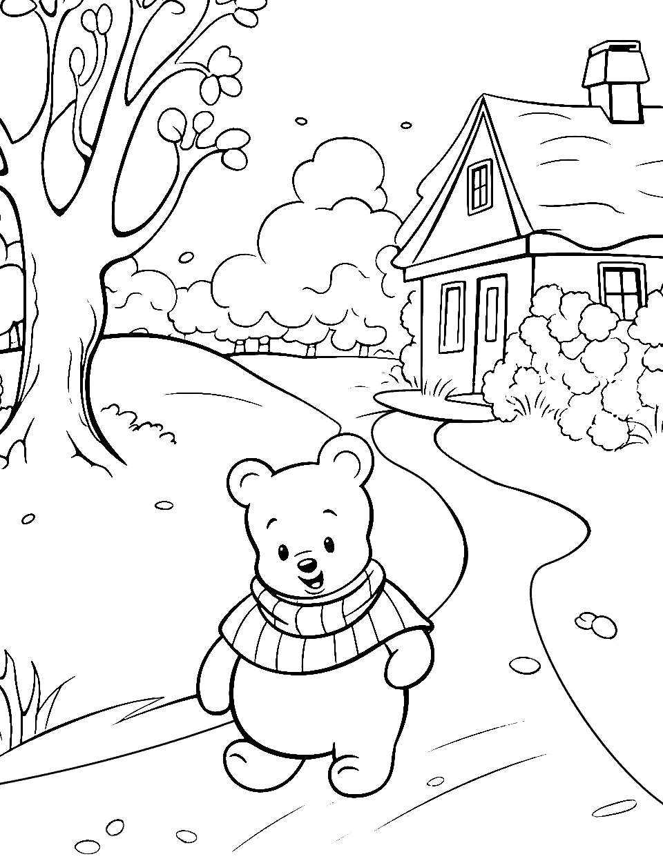 Winnie the pooh coloring pages free printables