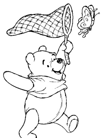 Winnie the pooh coloring page