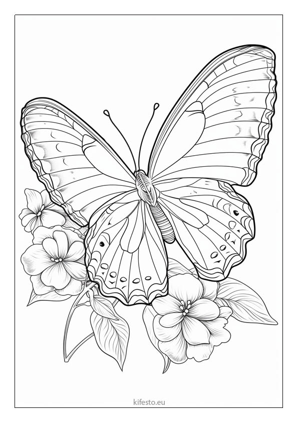 Butterfly coloring pages printable coloring sheets