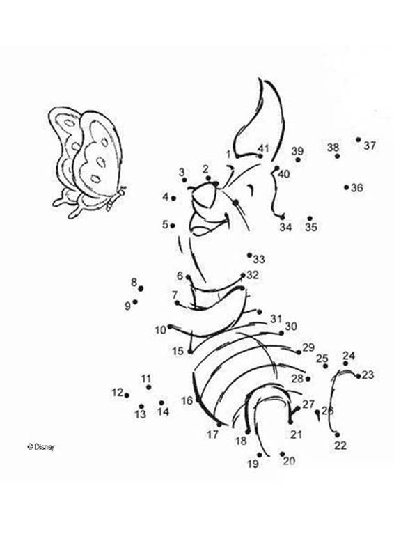 Winnie the pooh dot to dot