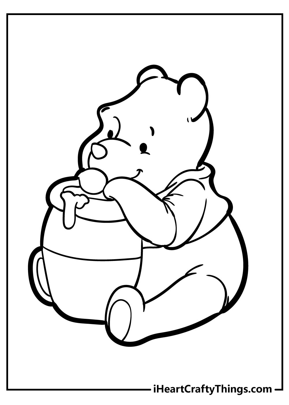 Free printable winnie the pooh coloring pages for kids