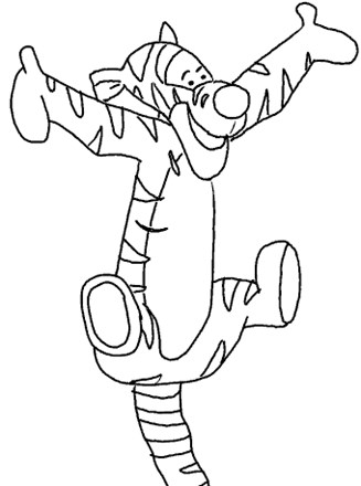 Winnie the pooh coloring page