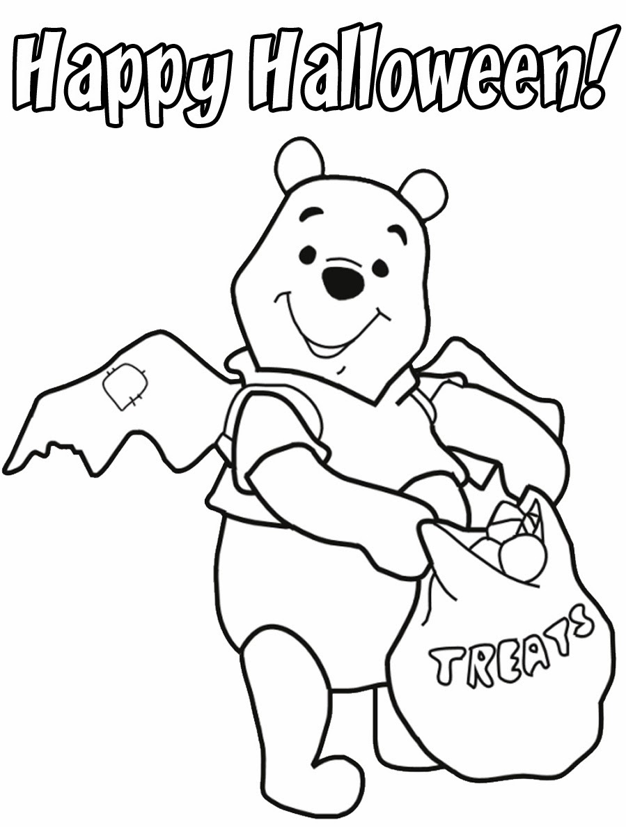 Disney coloring pages disney halloween freee coloring pages