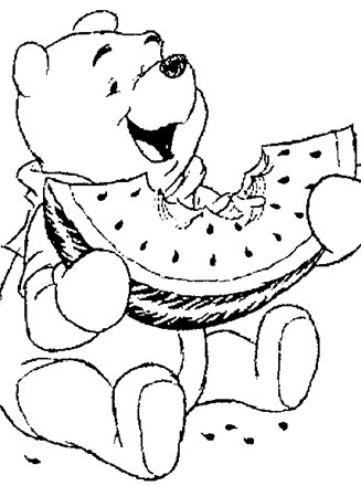 Winnie the pooh coloring page