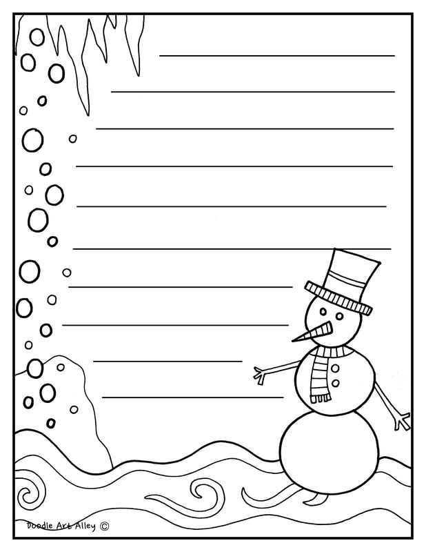 Winter coloring pages printables