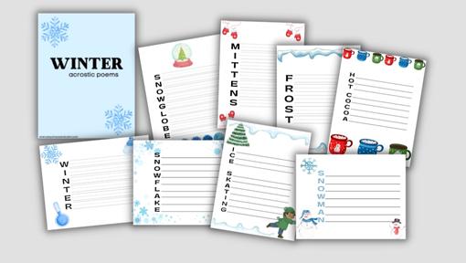 Free acrostic poems for winter pdf download