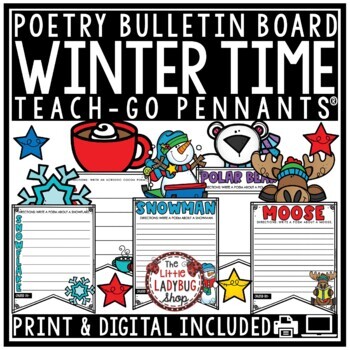 December january winter poetry writing bulletin board acrostic poem