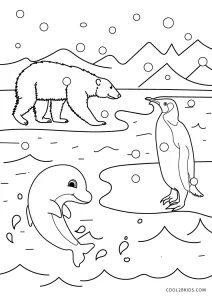 Free printable winter coloring pages for kids