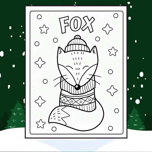 Winter animals coloring pages winter coloring pages winter coloring sheets