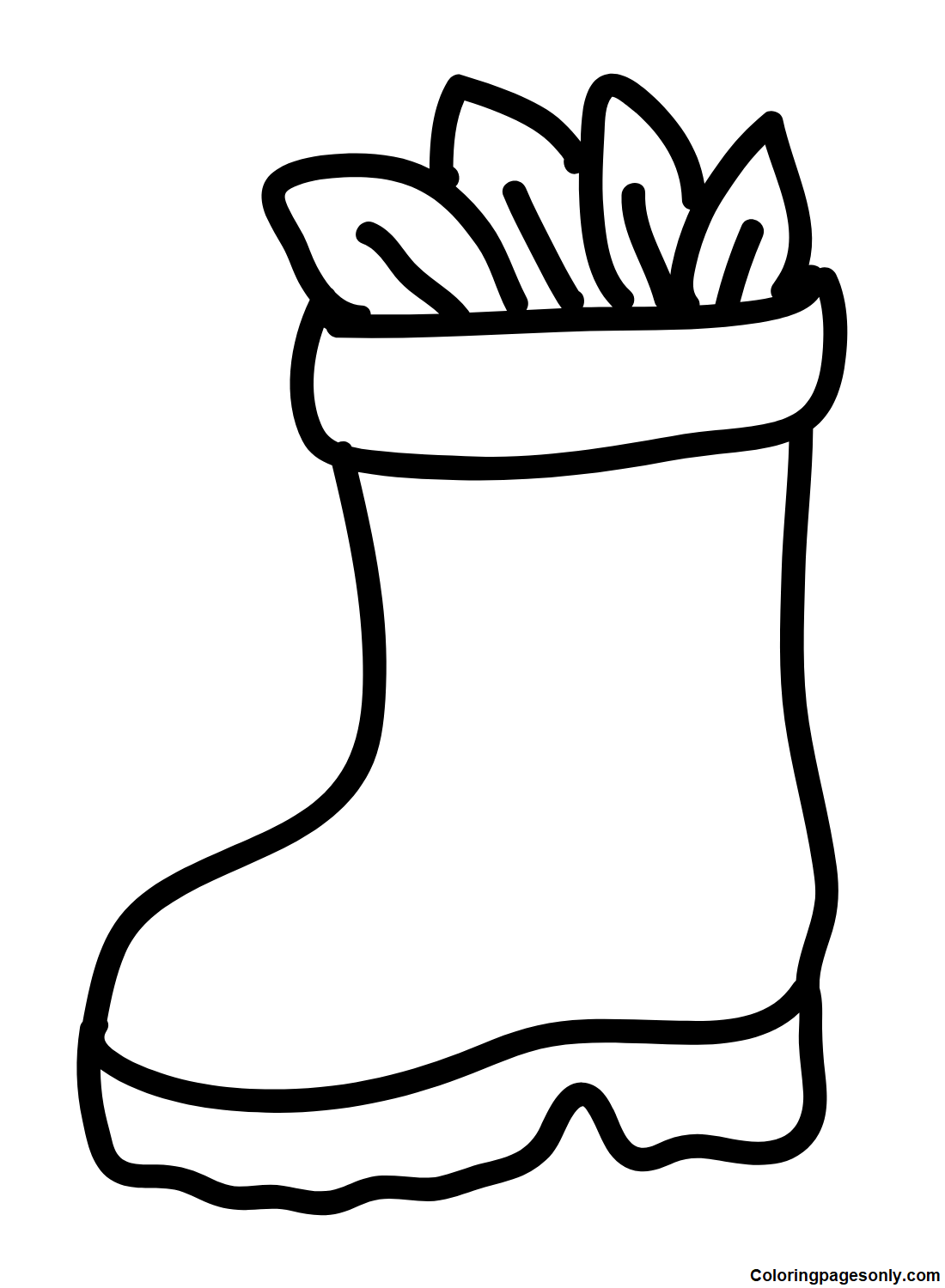 Boots coloring pages printable for free download