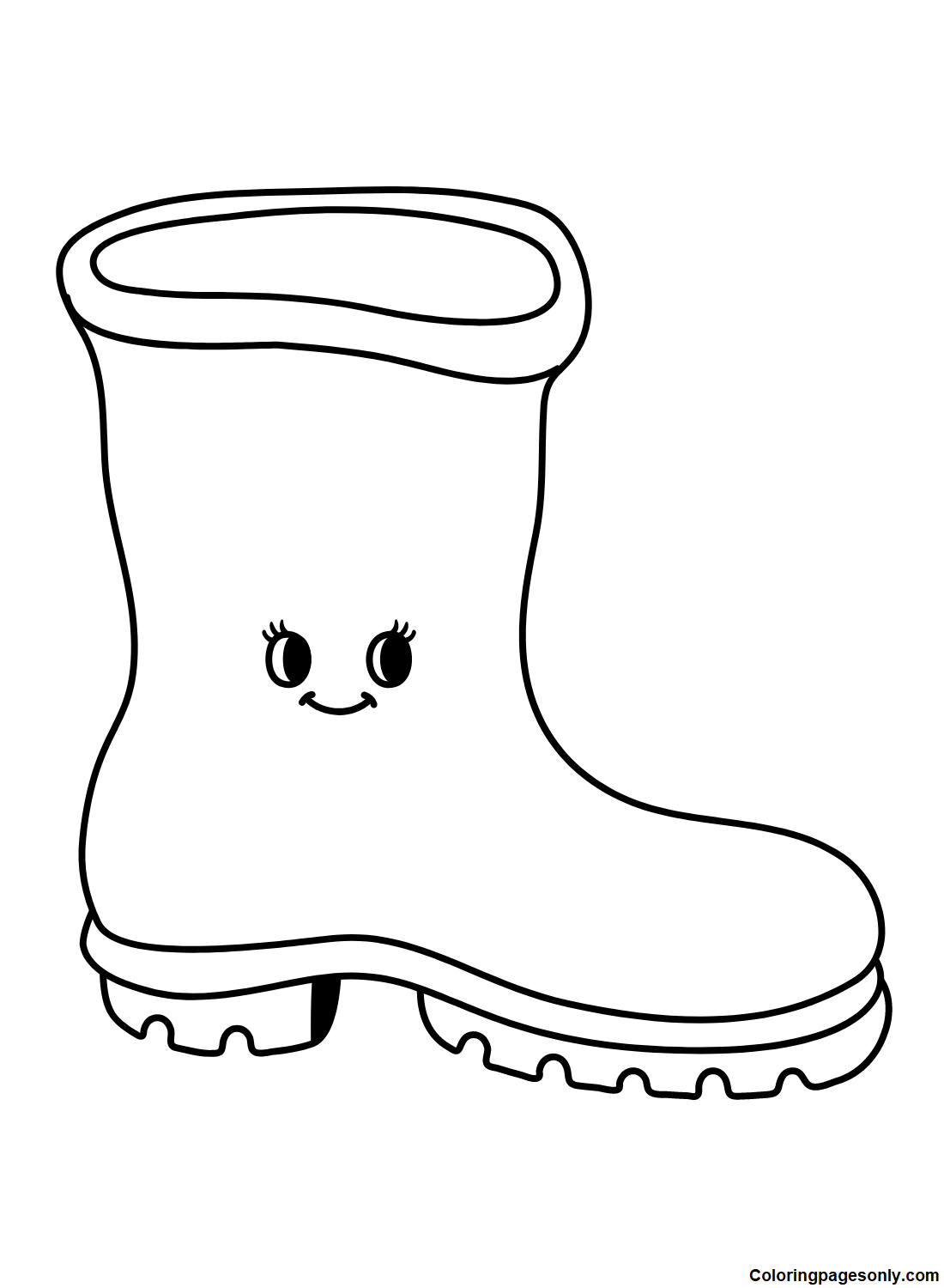 Boots coloring pages printable for free download