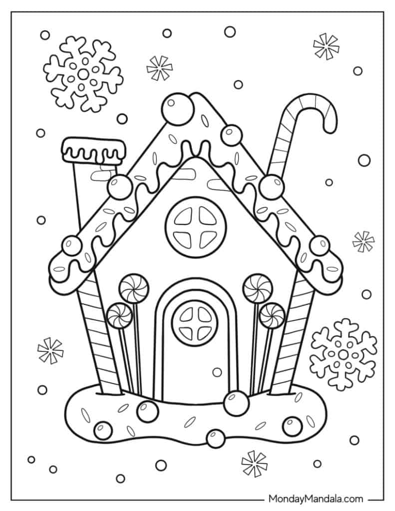 Winter coloring pages free pdf printables