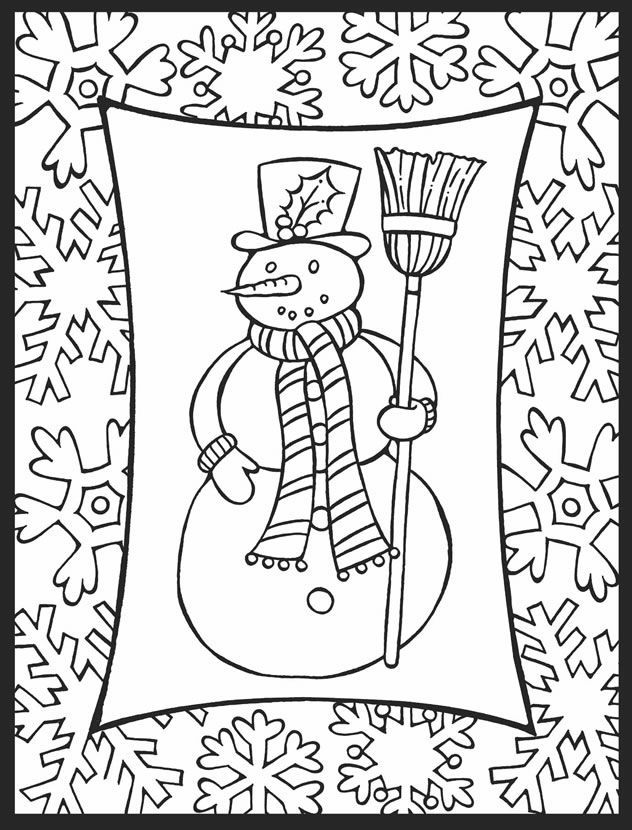 Holidays coloring pages