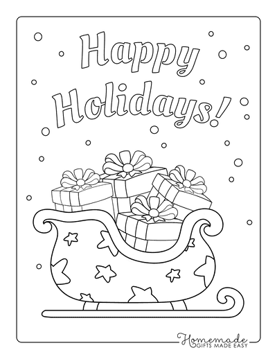 Free printable winter coloring pages for kids adults