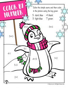 Winter math worksheets