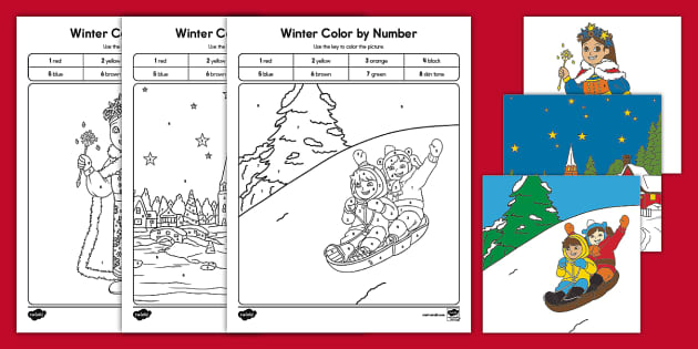 Winter lor by number winter season usa