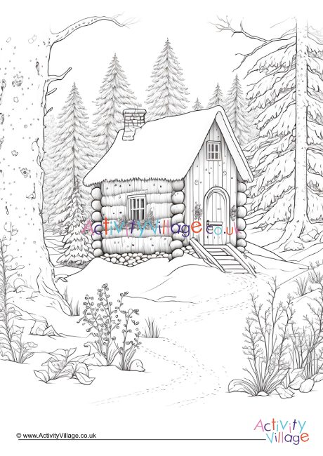 Winter cabin louring page