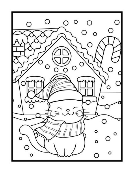 Christmas coloring pages