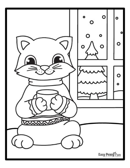 Printable winter coloring pages