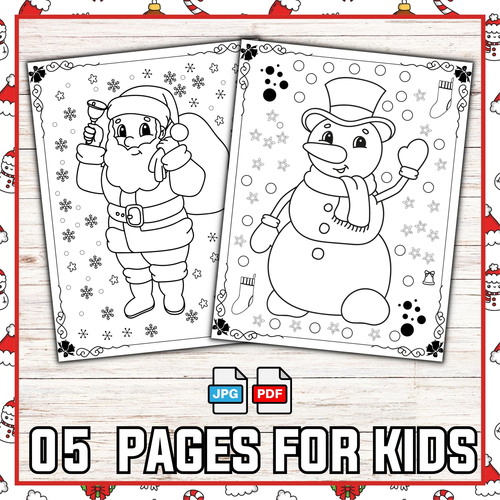 Free christmas coloring sheets for kids winter activities