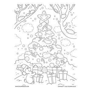 Printable christmas coloring pages