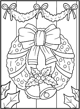 Merry christmas coloring book for kids easy large picture xmas colouring pages with relaxing designs of holiday foods fun decorations cute characters winter scenes and more for children ages rainbow sprout