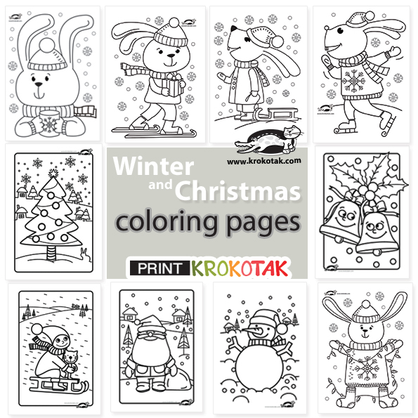 Krokotak on x coloring pages winterchristmas httpstcoaoyzaic httpstcotnxofweuf x