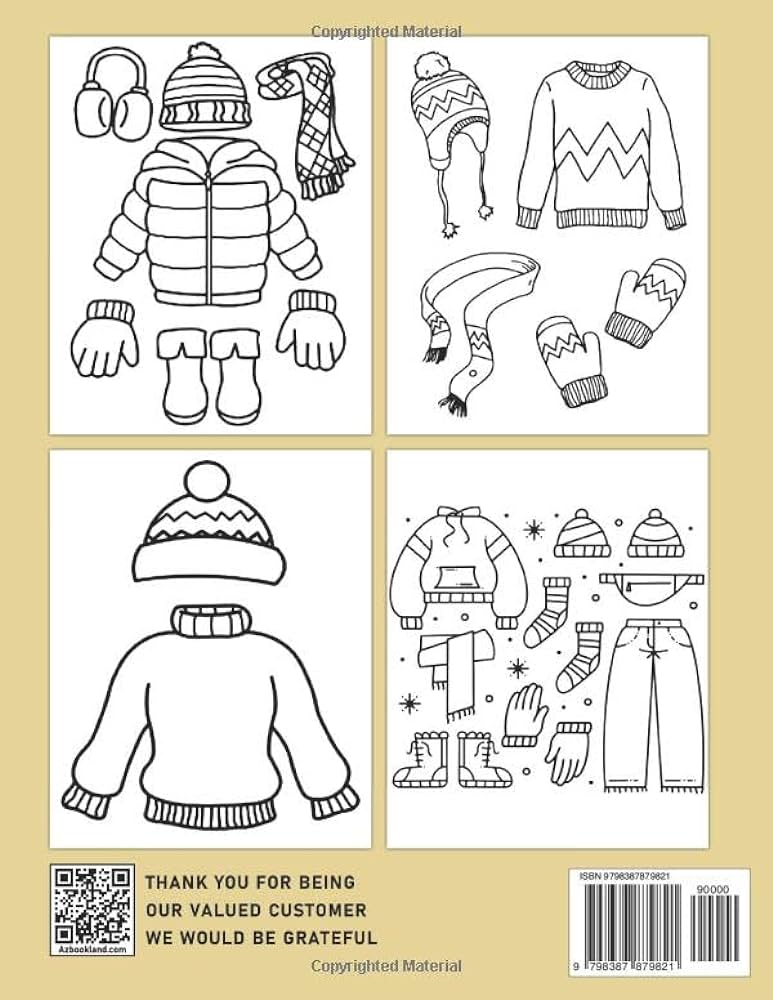Winter clothes coloring book incredible illustrations with amazing coloring pages for adults fun and relaxation perfect gift for special occasions oconnor joao books