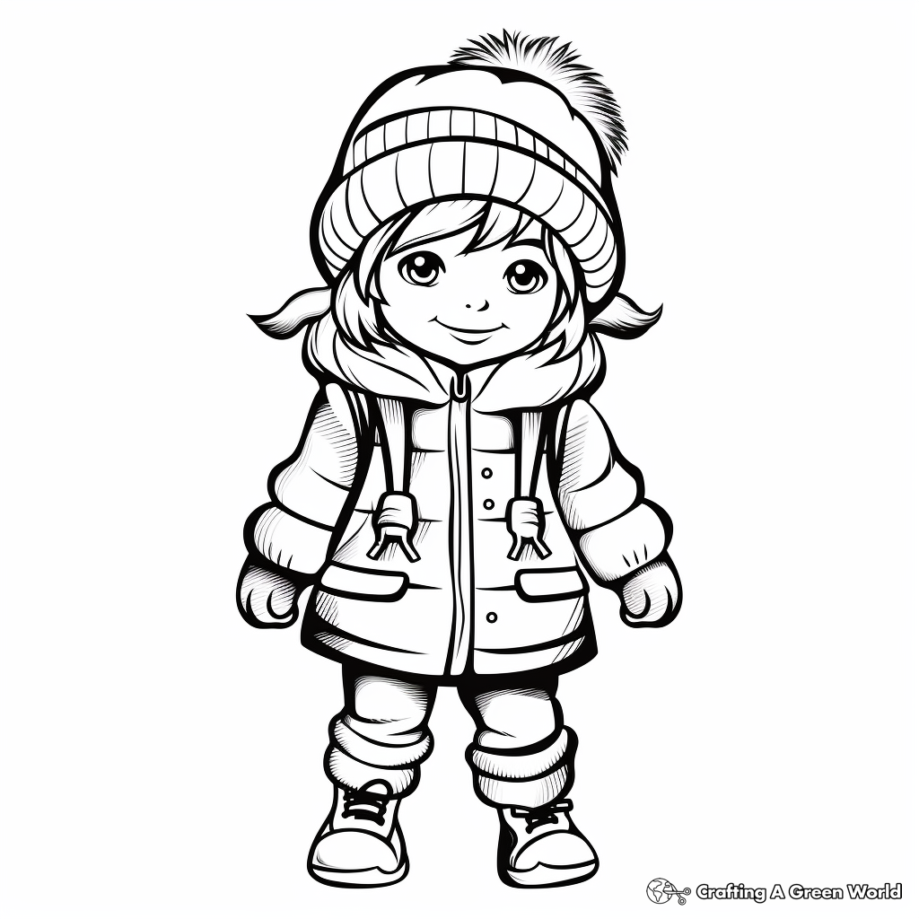 January coloring pages