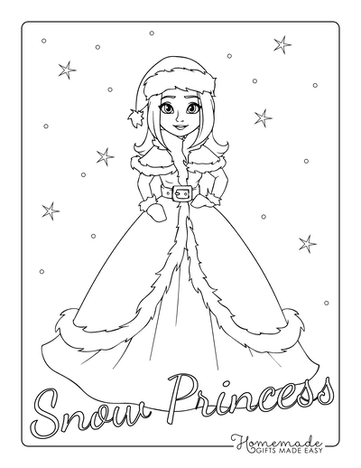 Free printable winter coloring pages for kids adults