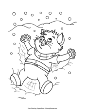 Winter coloring pages â free printable pdf from