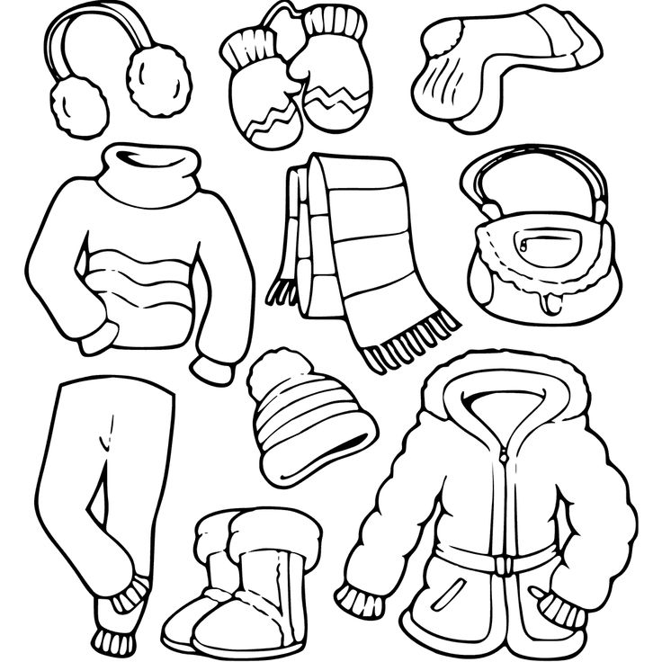 Free printable winter coloring pages for kids coloring pages winter kids winter outfits coloring pages
