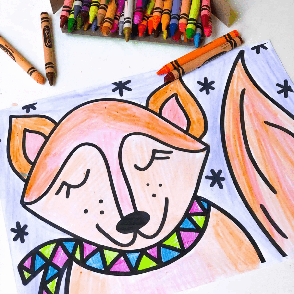 Winter coloring pages for kids