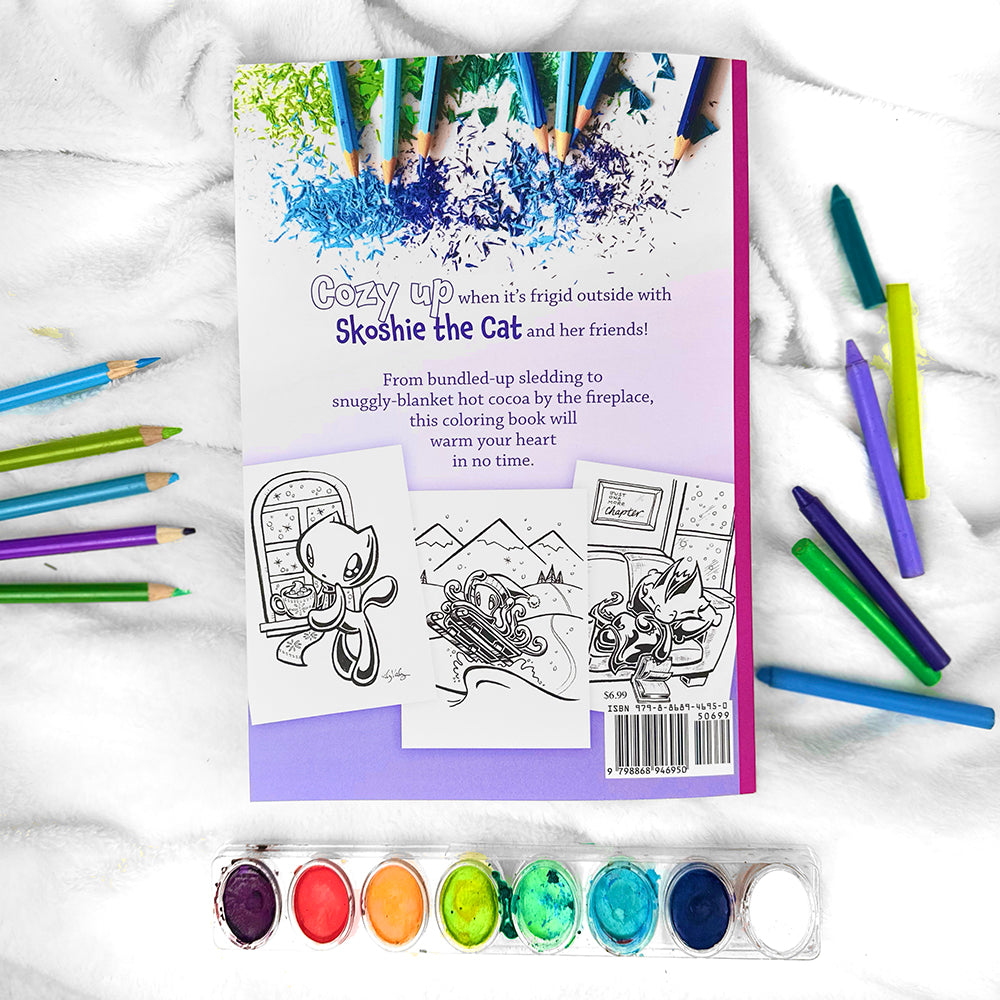 Coloring book cozy winter â emvaro designs