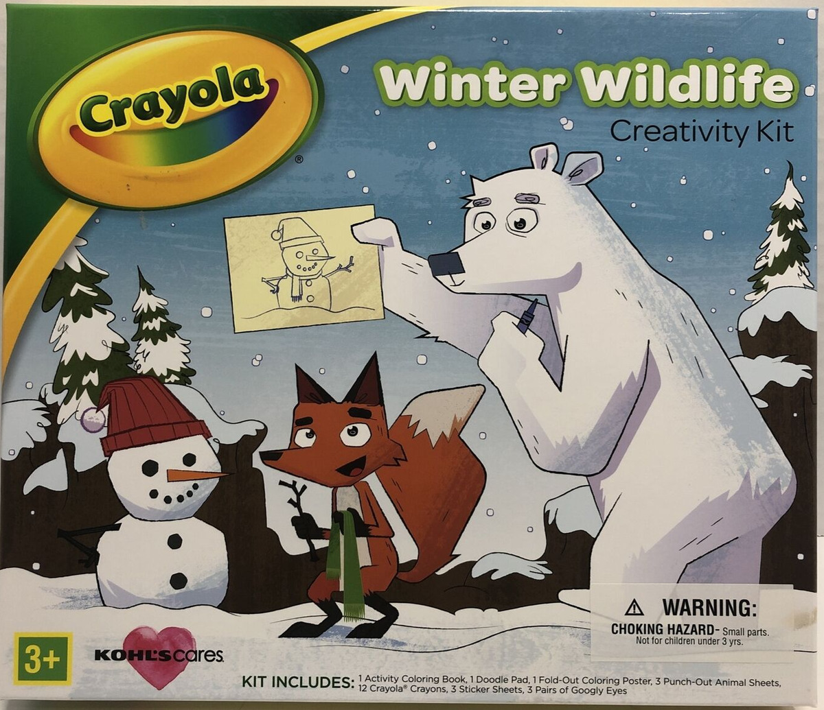 Winter wildlife creativity kit by crayola