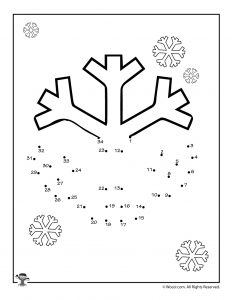 Winter dot to dots activity pages woo jr kids activities childrens publishing