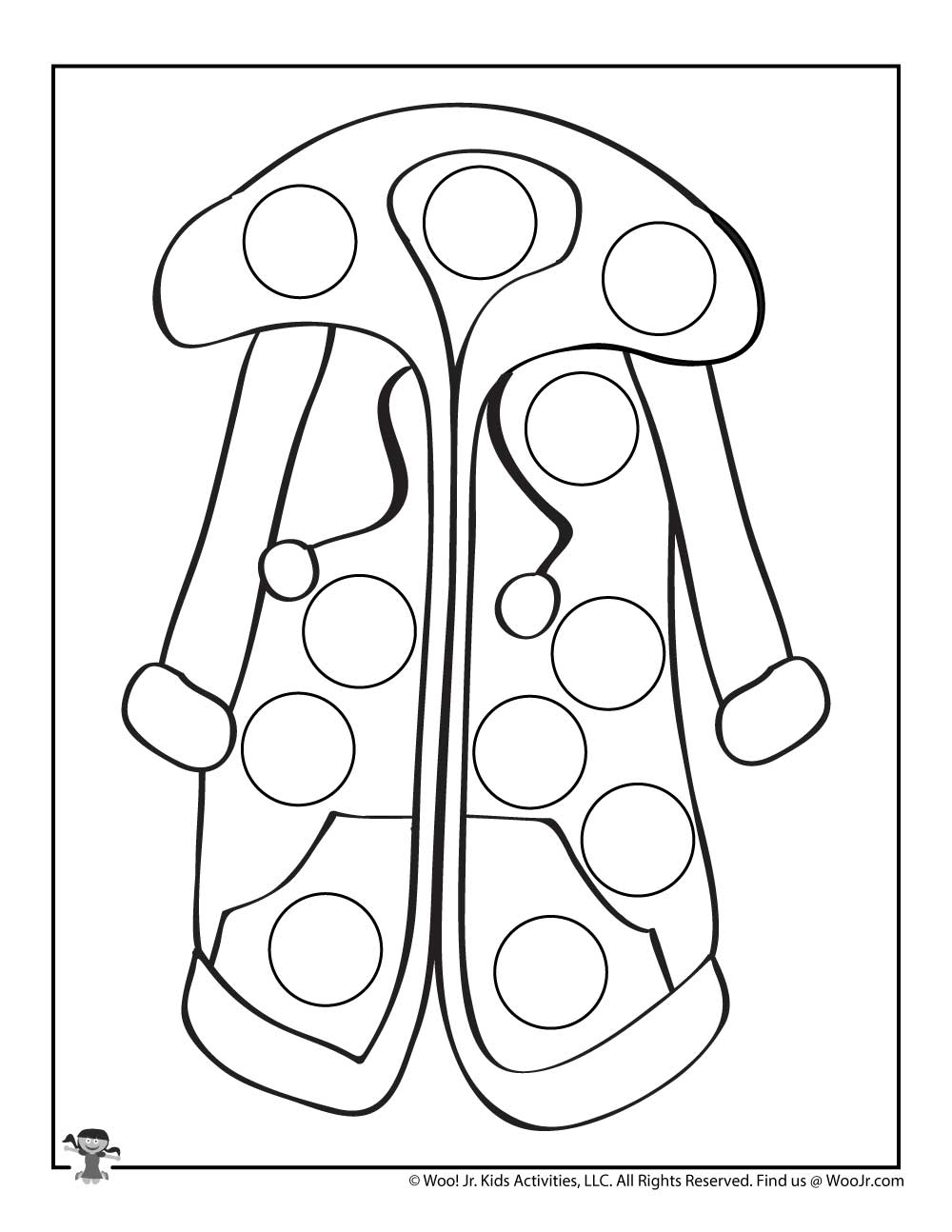 Winter dot marker coloring pages woo jr kids activities childrens publishing