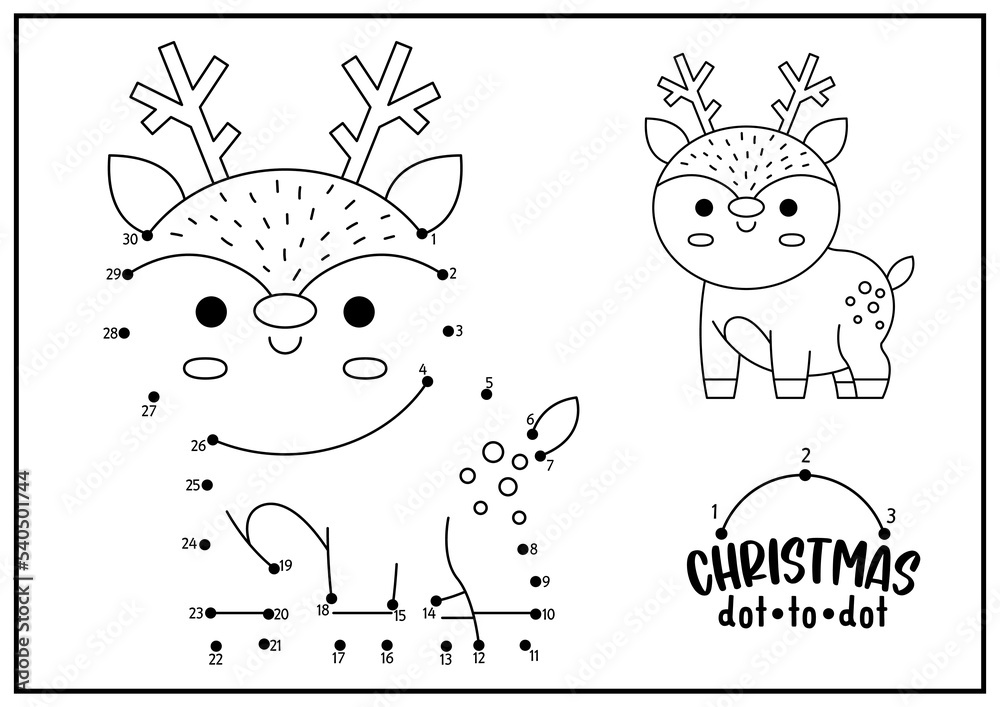 Vector christmas dot