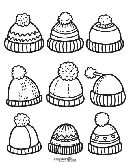 Printable winter coloring pages