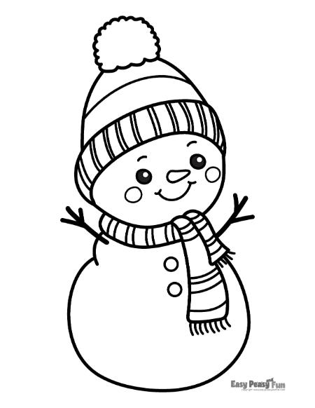 Printable winter coloring pages