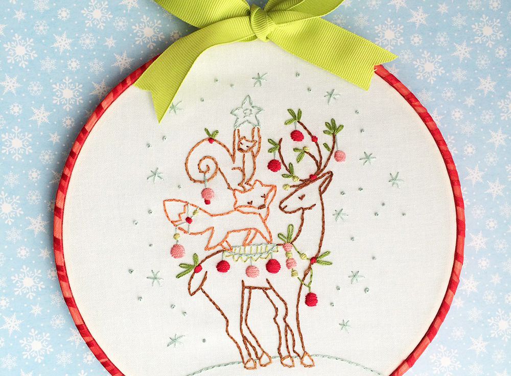 Free christmas hand embroidery patterns