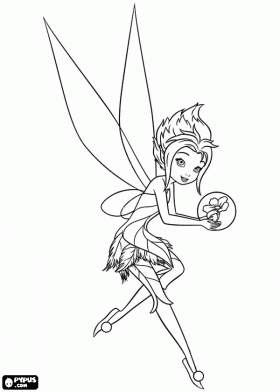 Periwinkle the fairy of frost a disney winter fairy coloring page tinkerbell coloring pages disney coloring pages bear coloring pages