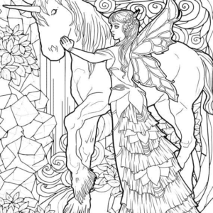 Fairy coloring pages printable for free download