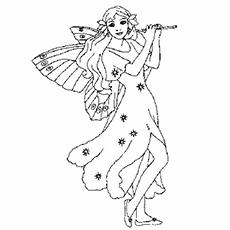 Top free printable beautiful fairy coloring pages online