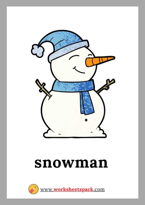 Winter flashcards pdf