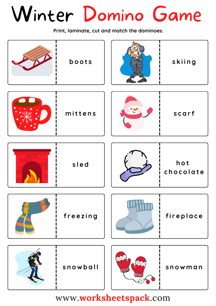 Winter flashcards pdf